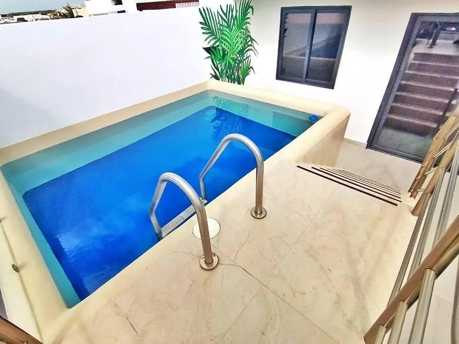 Top Vip! Pent-House With Your Private Pool & Chairs 2 Bedrooms Playa del Carmen