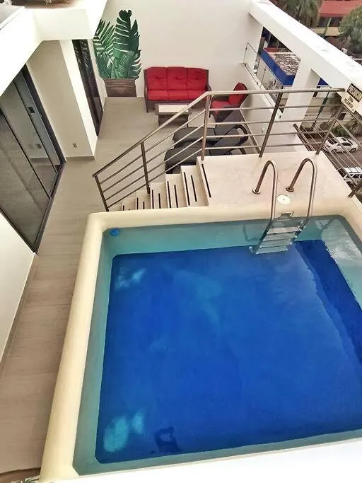 Top Vip! Pent-House With Your Private Pool & Chairs 2 Bedrooms Playa del Carmen 0*,
