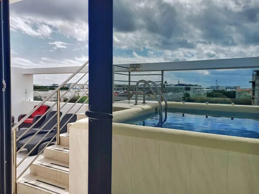 Top Vip! Pent-House With Your Private Pool & Chairs 2 Bedrooms Playa del Carmen Mexico