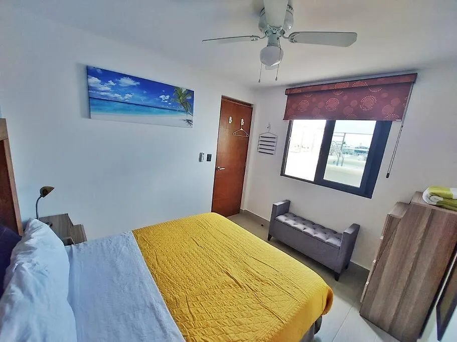 Top Vip! Pent-House With Your Private Pool & Chairs 2 Bedrooms Playa del Carmen Apartment